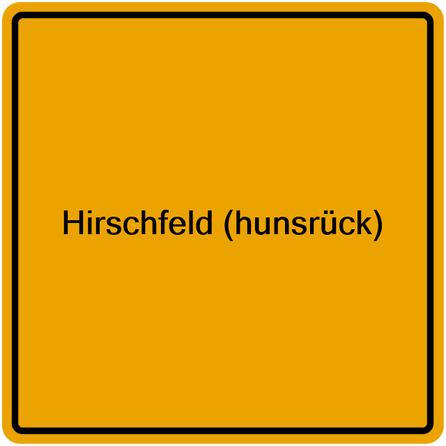 Einwohnermeldeamt24 Hirschfeld (hunsrück)